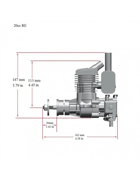 RCGF 20cc RE Stinger