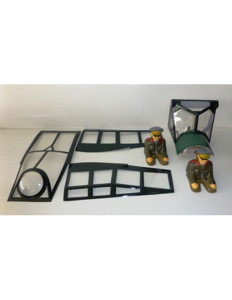 Cockpit + canopy Fieseler 35cc